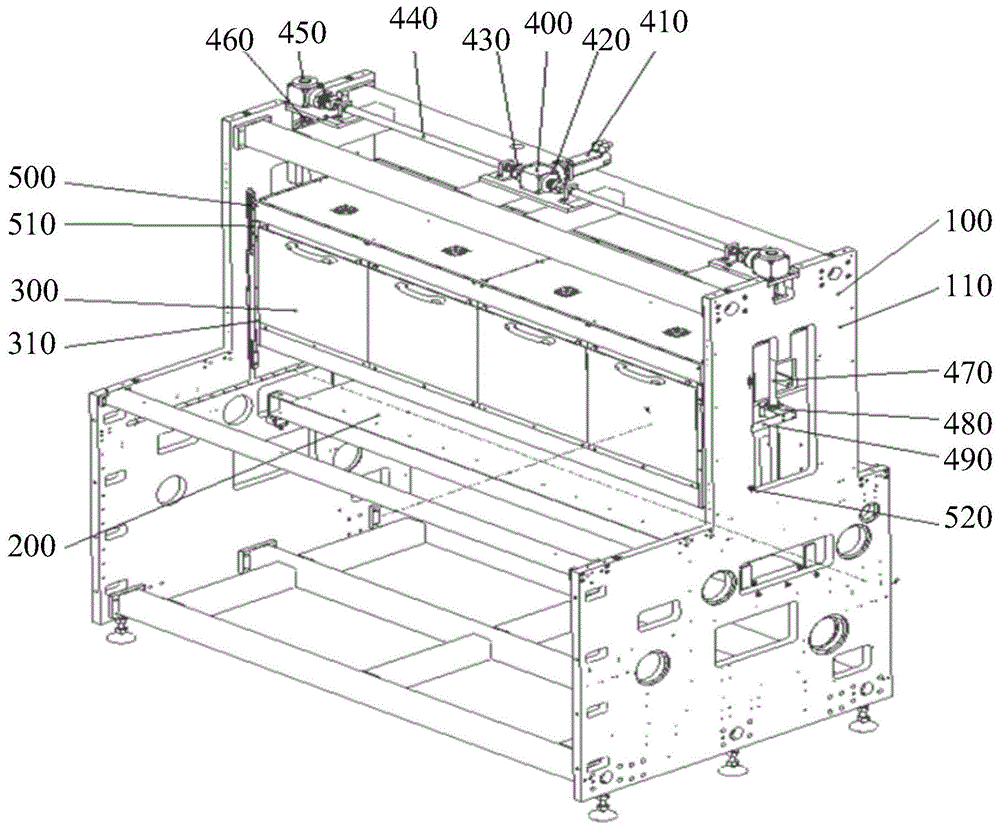 一种打印机小车升降装置的制作方法