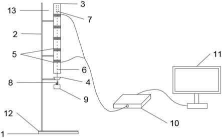 一种计及电磁阻尼的落体运动实验装置的制作方法