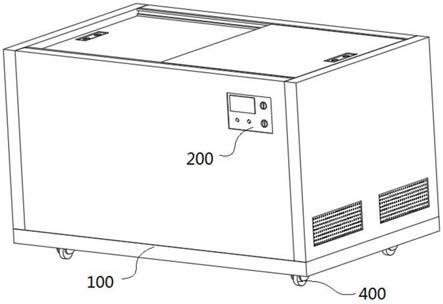 一种卧式无霜双温的食品冷藏柜的制作方法