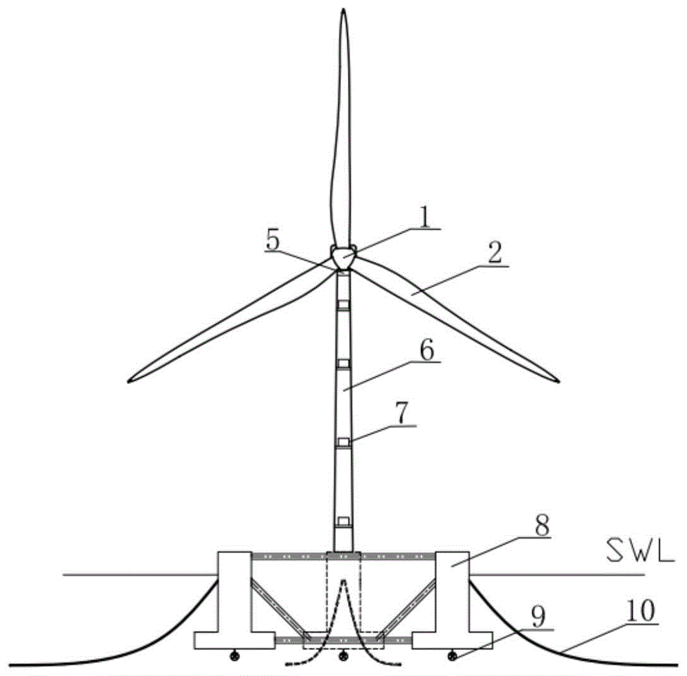 一种浮式海上风电结构的主-被动联合控制系统及实现方法与流程