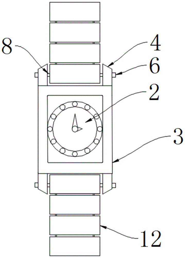 一种使用方便的包金手表的制作方法