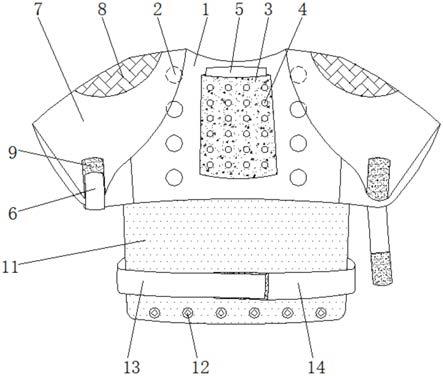 一种竹炭纤维吸湿透气护肩带的制作方法