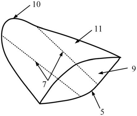 一种基于弯曲激波理论反设计法的全三维乘波体的制作方法