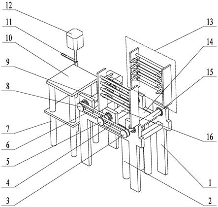 片状秸秆块自动成垛装置的制作方法