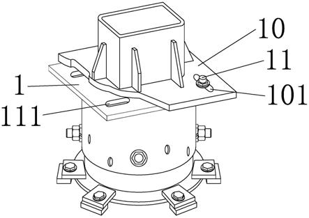 三向位置可调节光伏组件支架立柱连接转换装置的制作方法