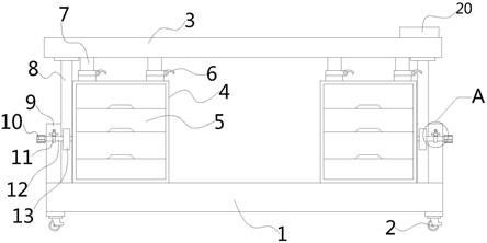 一种电动升降桌用可调节式拉升机构的制作方法