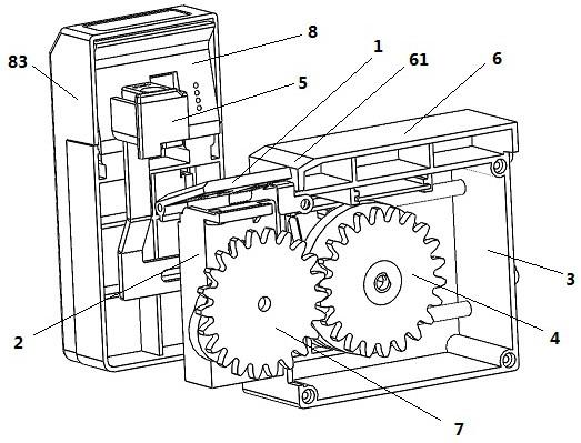 麻将机及其应用的双凸轮三位静音承牌装置的制作方法