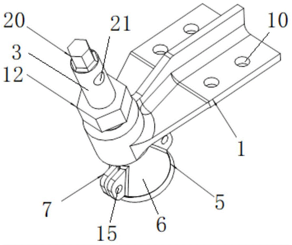一种用于飞行器吊舱的防滚转装置及飞行器的制作方法