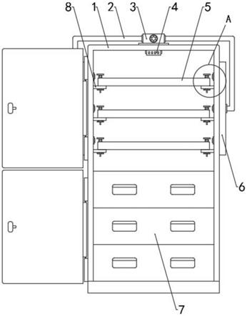 一种组合型恒温文物安保储藏柜的制作方法
