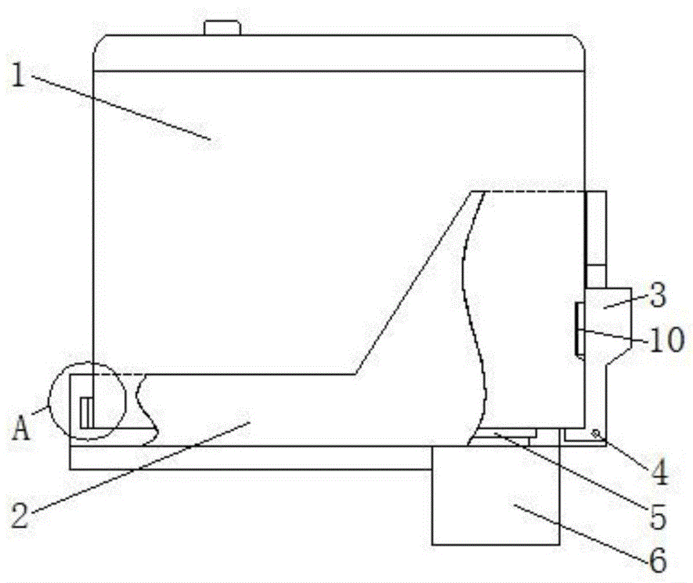一种纸板印刷用墨盒固定结构的制作方法