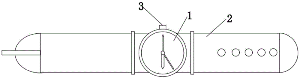 一种延长式按的结构的手表的制作方法
