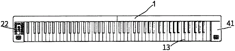 一种便携式可折叠钢琴的制作方法