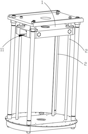 用于大型吊秤检定装置的动横梁的移动装置的制作方法