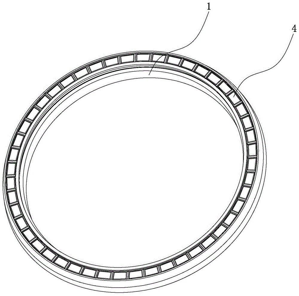 轨道镶式表圈及手表的制作方法