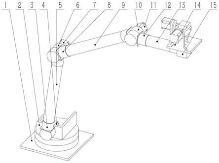 一种末端可偏转的六自由度串并混联机械臂的制作方法