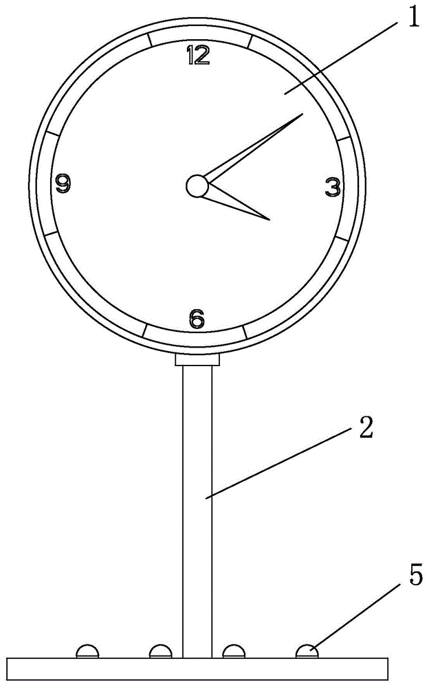 一种便于装拆的时钟的制作方法