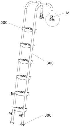 一种液罐车上活动联接的爬梯结构及其爬梯的制作方法