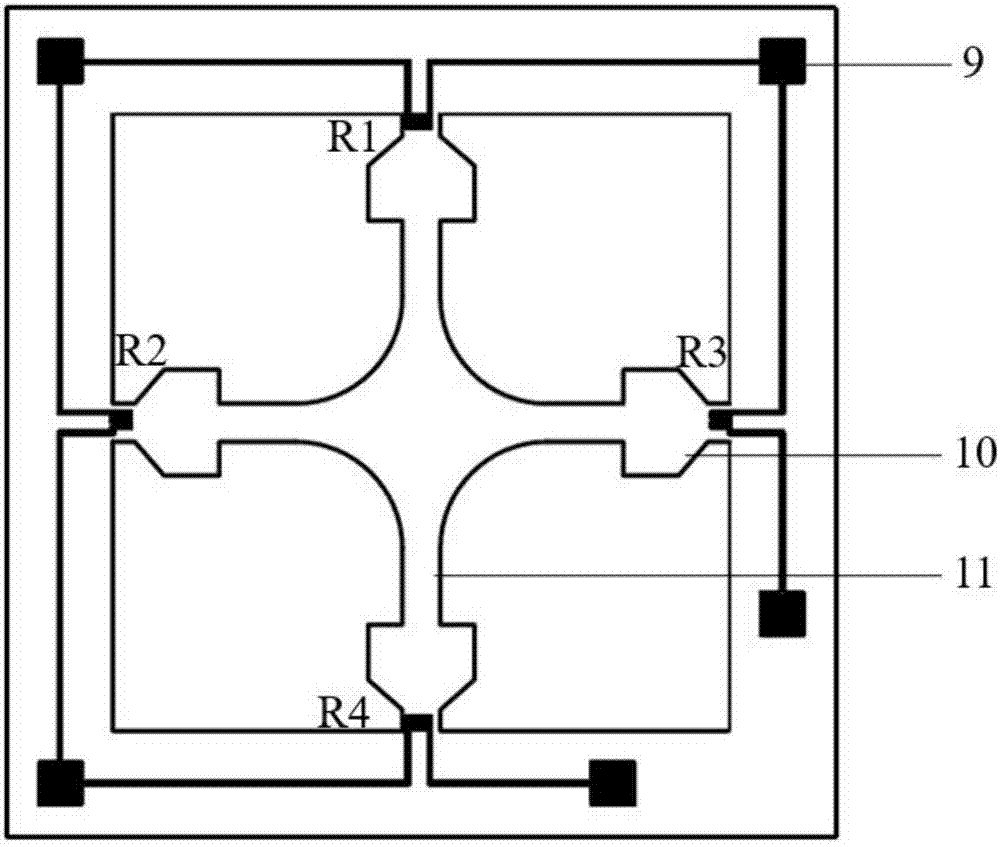 一种梁膜机构的微机电系统压力传感器芯片的制作方法