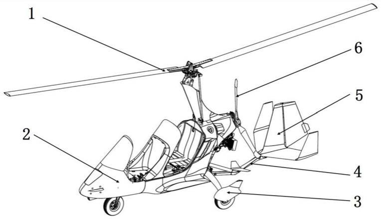 自转旋翼机旋翼预旋操纵装置及其操纵方法与流程