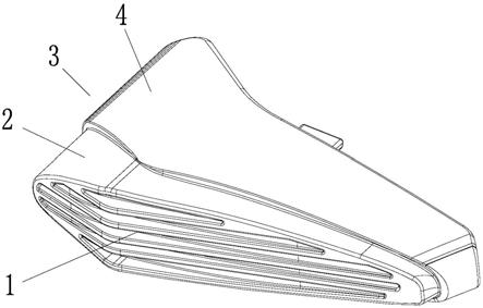 一种配合有尾翼和堵头的流线型扇叶的制作方法