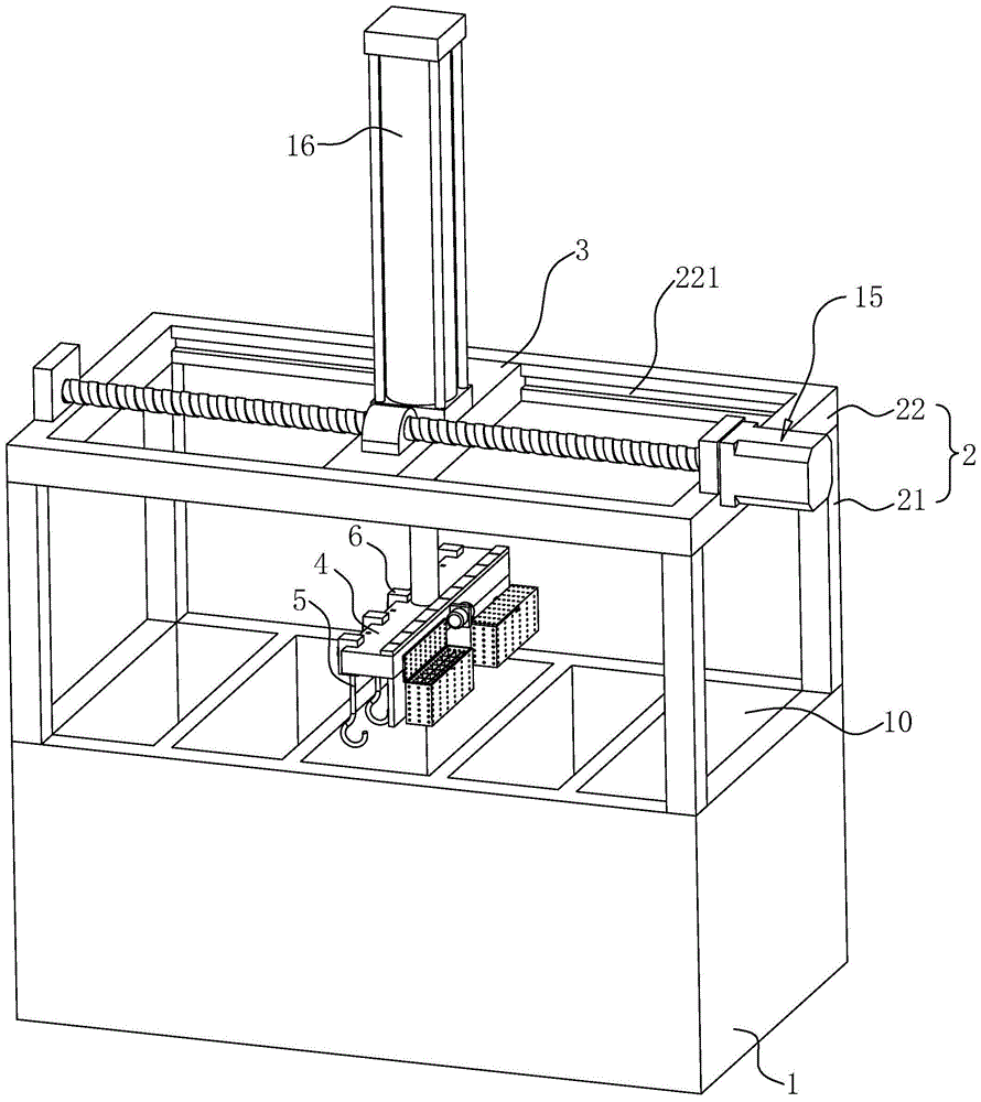 一种龙门式挂镀锌生产用输送装置的制作方法