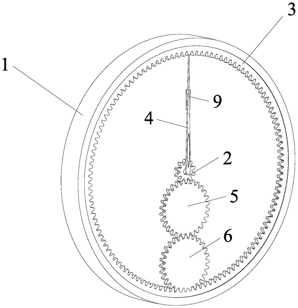 一种指针固定式钟表的制作方法