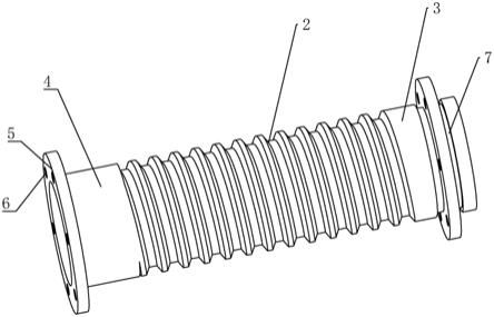 一种重汽排气螺旋波纹管的制作方法