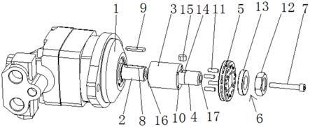 一种伐木机链条驱动轮安装固定结构的制作方法