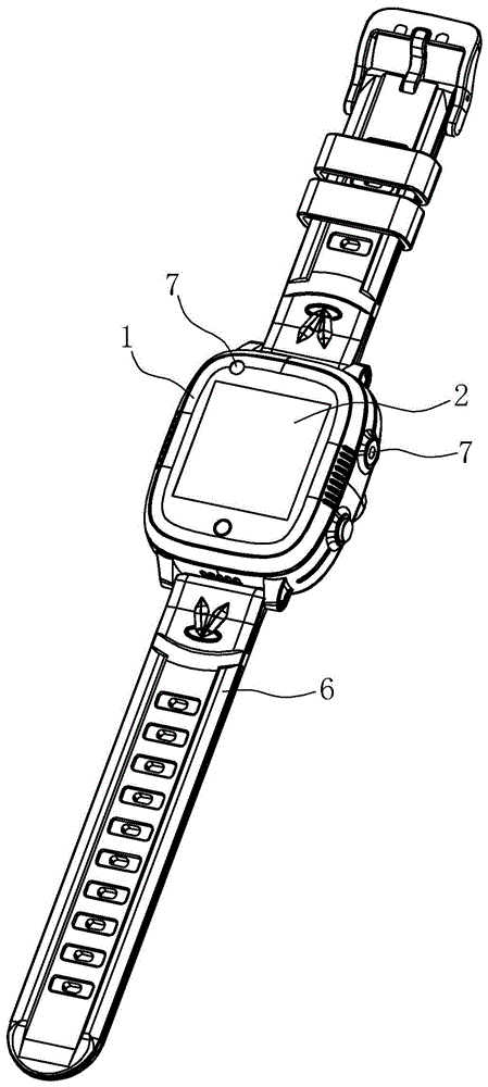 一种带散热结构的红外测温手表的制作方法