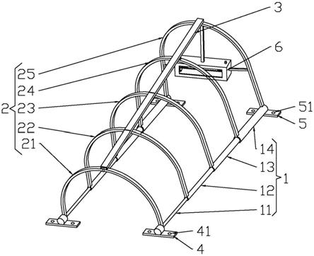 一种下肢骨牵引病人伸缩式支被架的制作方法