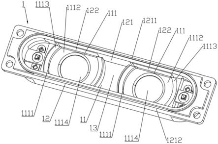 具有弹波让位结构的喇叭盆架及喇叭的制作方法