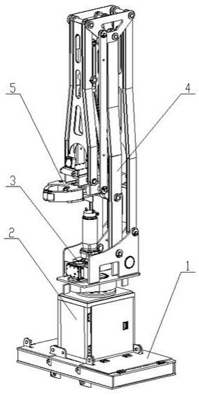 电驱动钻台管具扶持机械臂的制作方法