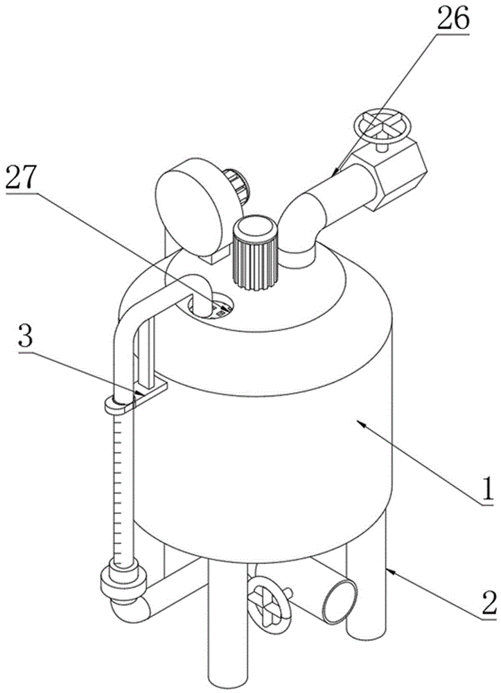 一种悬挂式自动计量沥青配给氧化罐的制作方法