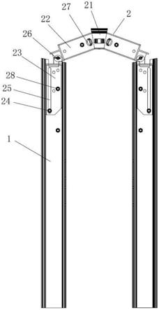 一种屋脊铰接式折叠连接角装置的制作方法