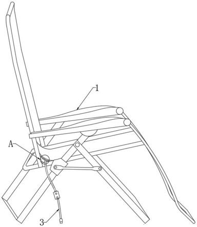 带风扇的休闲折叠椅子的制作方法