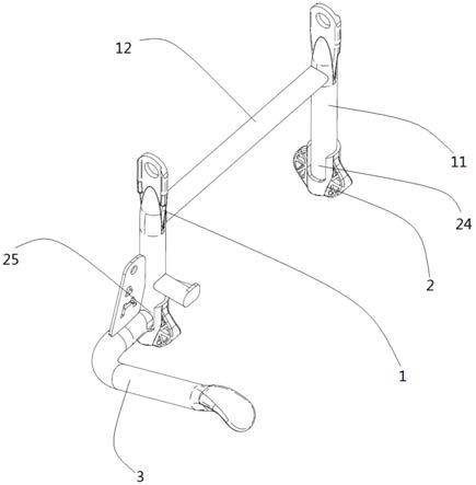 一种电动自行车双撑低脚套结构的制作方法