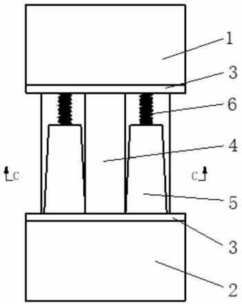 有变截面抗剪键的附加可更换阻尼器的自复位混凝土柱的制作方法