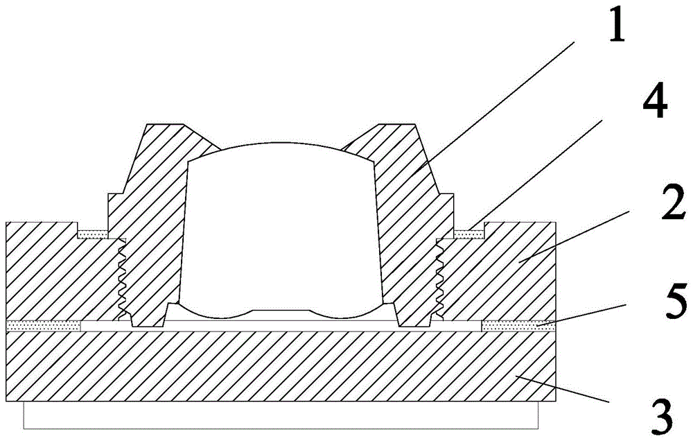 一种适用于带螺纹镜头的AA工艺的支架的制作方法