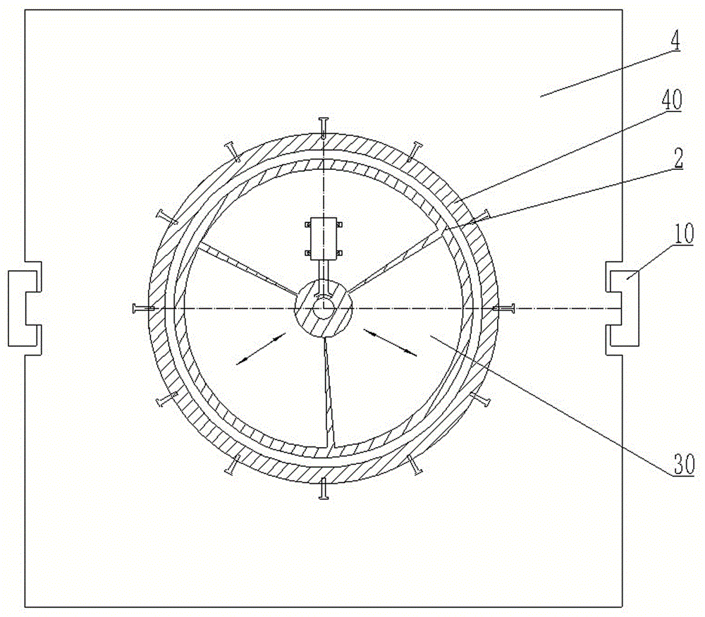 蒸笼外框圆整定型装置的制作方法