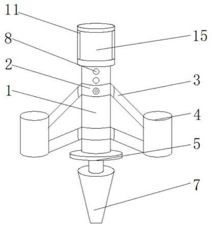 一种具有伸展收缩功能的风力发电机梯支架的制作方法