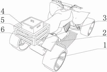一种带有置物箱的电动越野沙滩车的制作方法