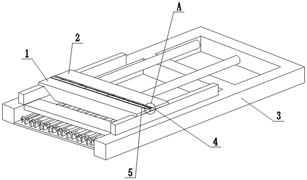 木皮刨切机压尺定位装置的制作方法