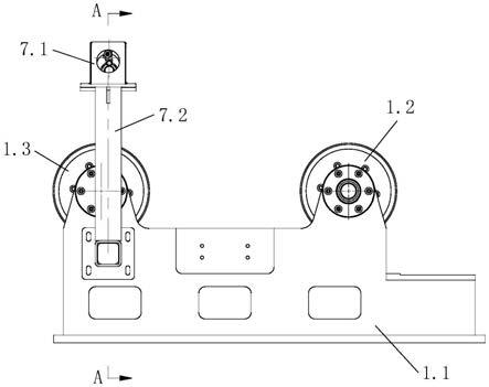 一种齿轮开合夹紧变位机的底座装置的制作方法