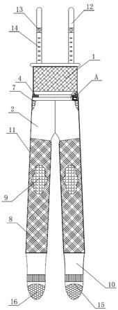 一种防刮耐磨舒适一体裤袜的制作方法