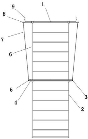一种用于造船作业的移动挂梯的制作方法