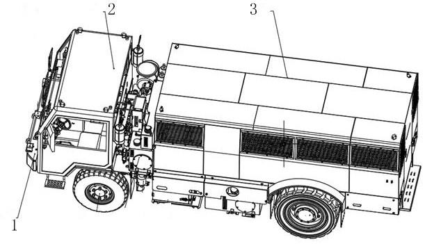 一种煤矿井下用带有倒车雷达影像系统的无轨胶轮人车的制作方法