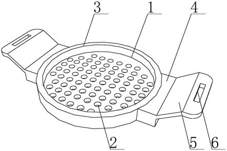 一种油炸锅巴用模具滤油装置的制作方法