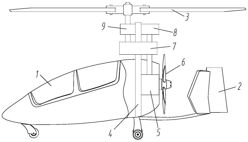 一种旋翼机的垂起系统的制作方法