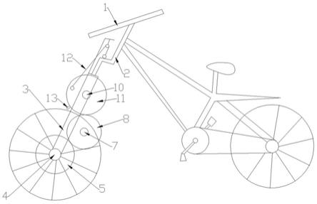 一种休闲自行车及导向装置的制作方法