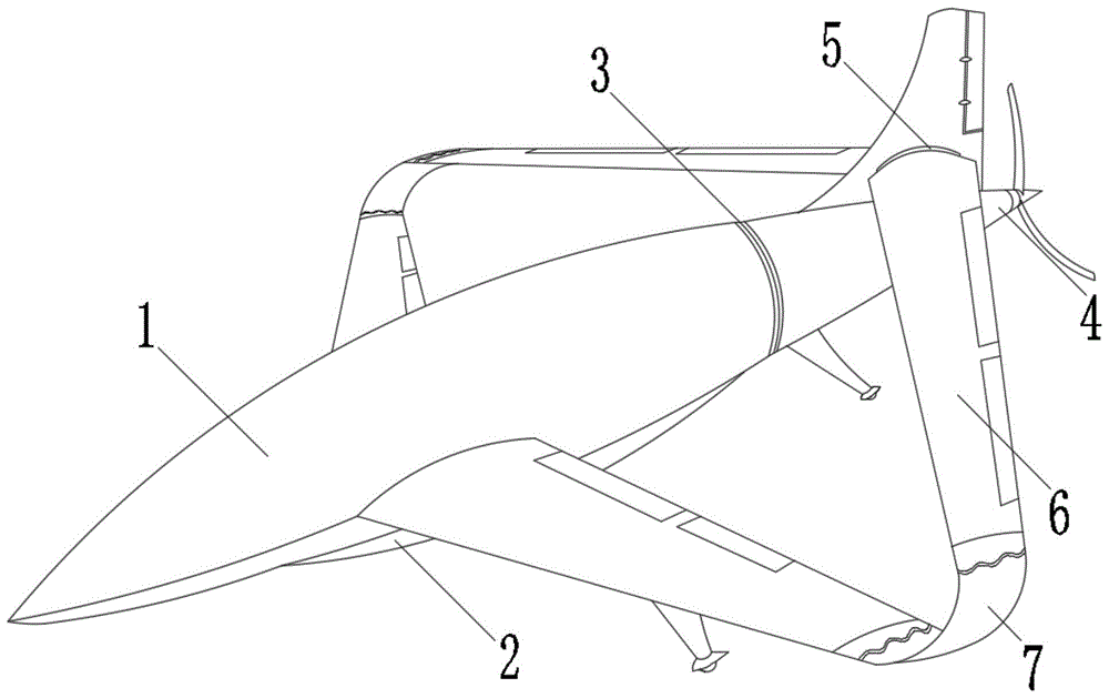 一种测绘用固定翼无人机的制作方法